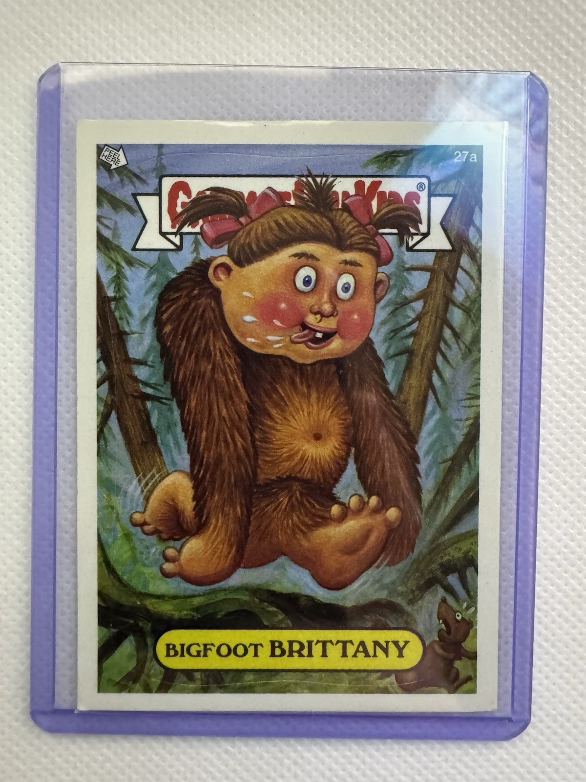 💥 2004 GPK All‑New Series 3 BIGFOOT BRITTANY 27a • Garbage Pail Kids Sticker 🔥