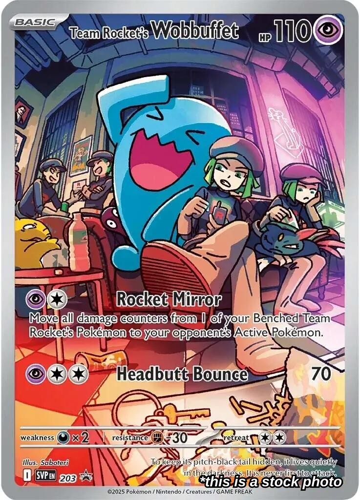 Team Rocket's Wobbuffet | SV: Scarlet & Violet Promo Cards (SVP) | ⭑Holo⭑ | NM Team Rocket's Wobbuffet | SV: Scarlet & Violet Promo Cards (SVP) | ⭑Holo⭑ | NM