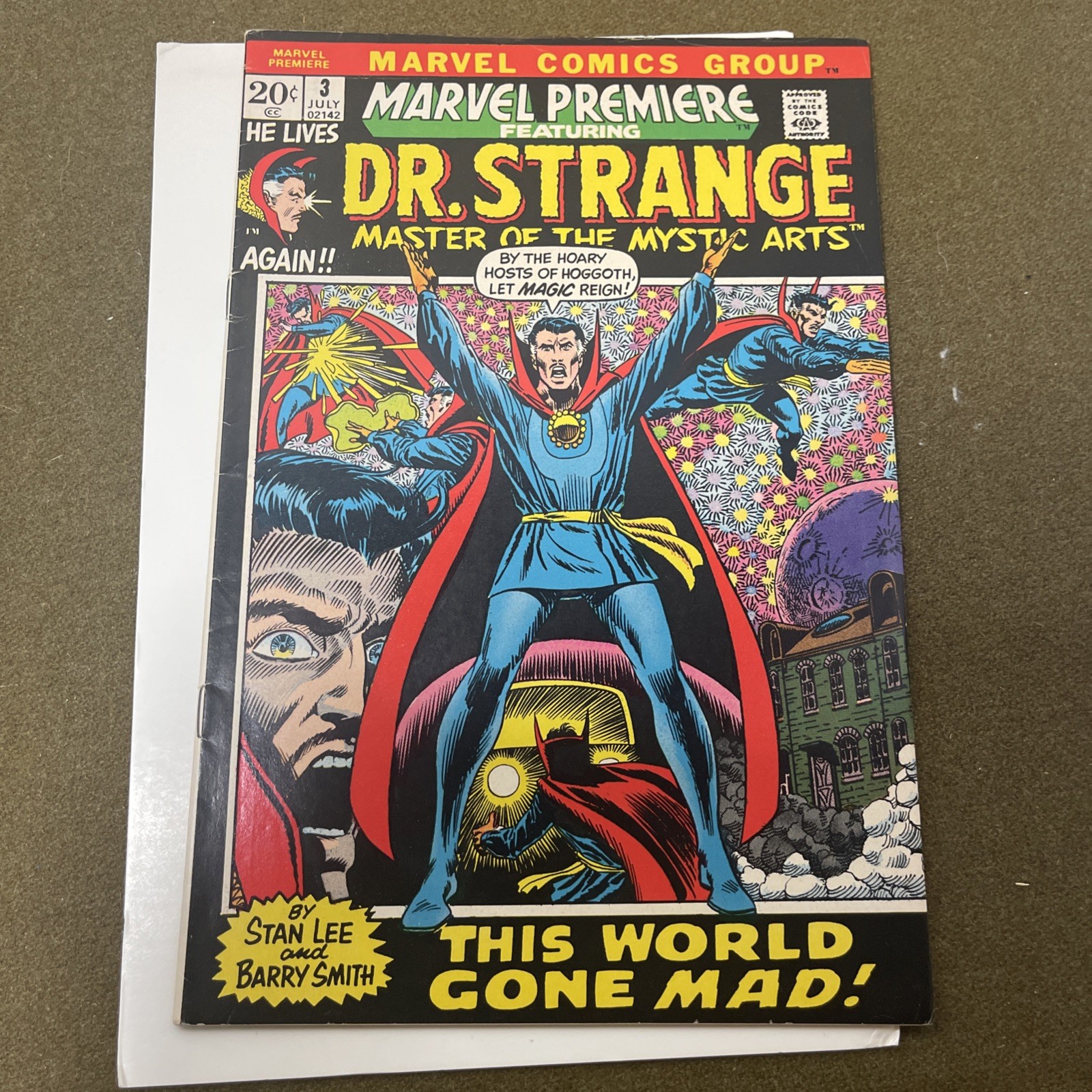 MARVEL PREMIERE #3 • 4.0• 1972 • Barry Windsor-Smith MARVEL PREMIERE #3 • 4.0• 1972 • Barry Windsor-Smith