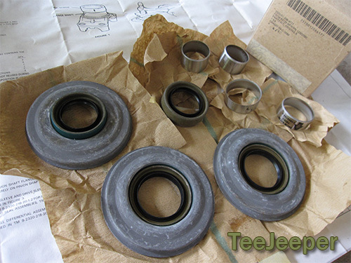 NOS Oil Seal Differential Repair Kit Complete Set Jeep M151 A2 12302592 5704848 NOS Oil Seal Differential Repair Kit Complete Set Jeep M151 A2 12302592 5704848