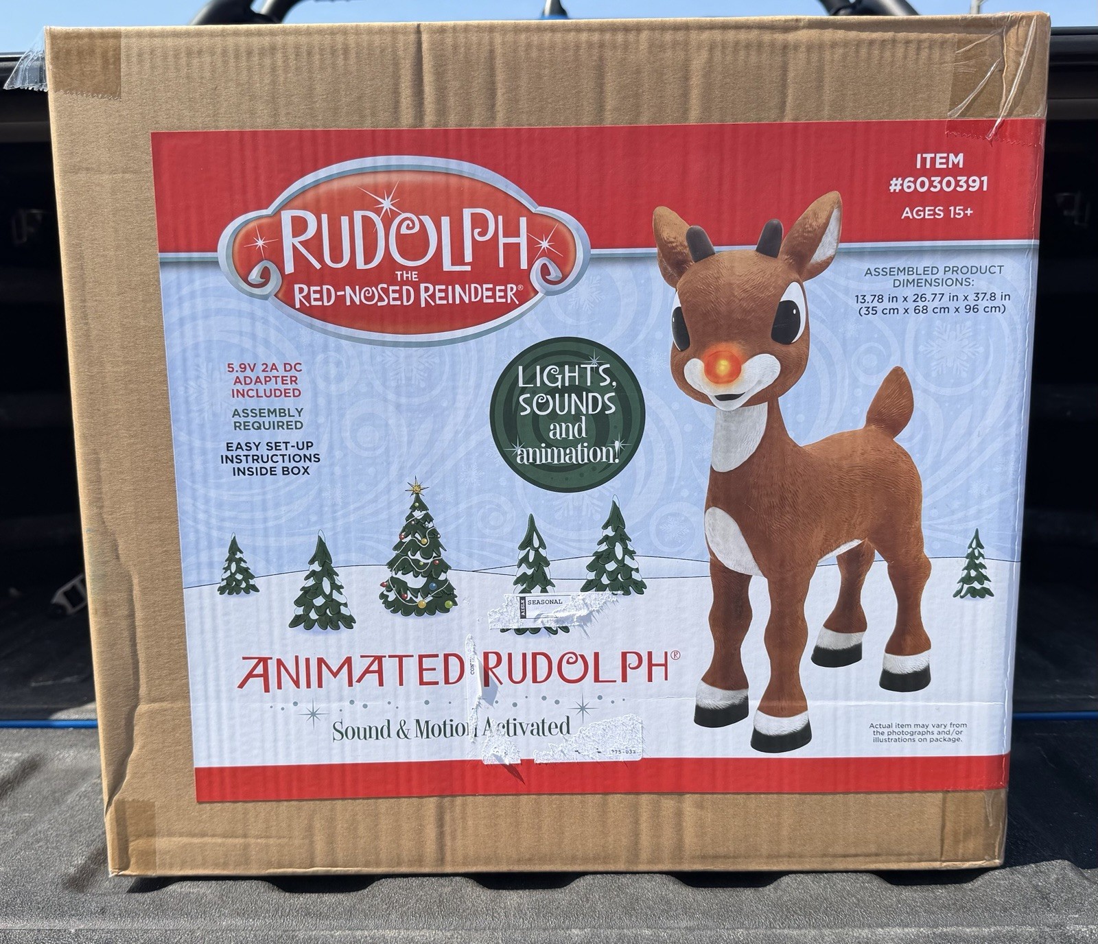 Lowe's Rudolph The Red Nose Reindeer Animatronic Christmas Holiday Living 2026