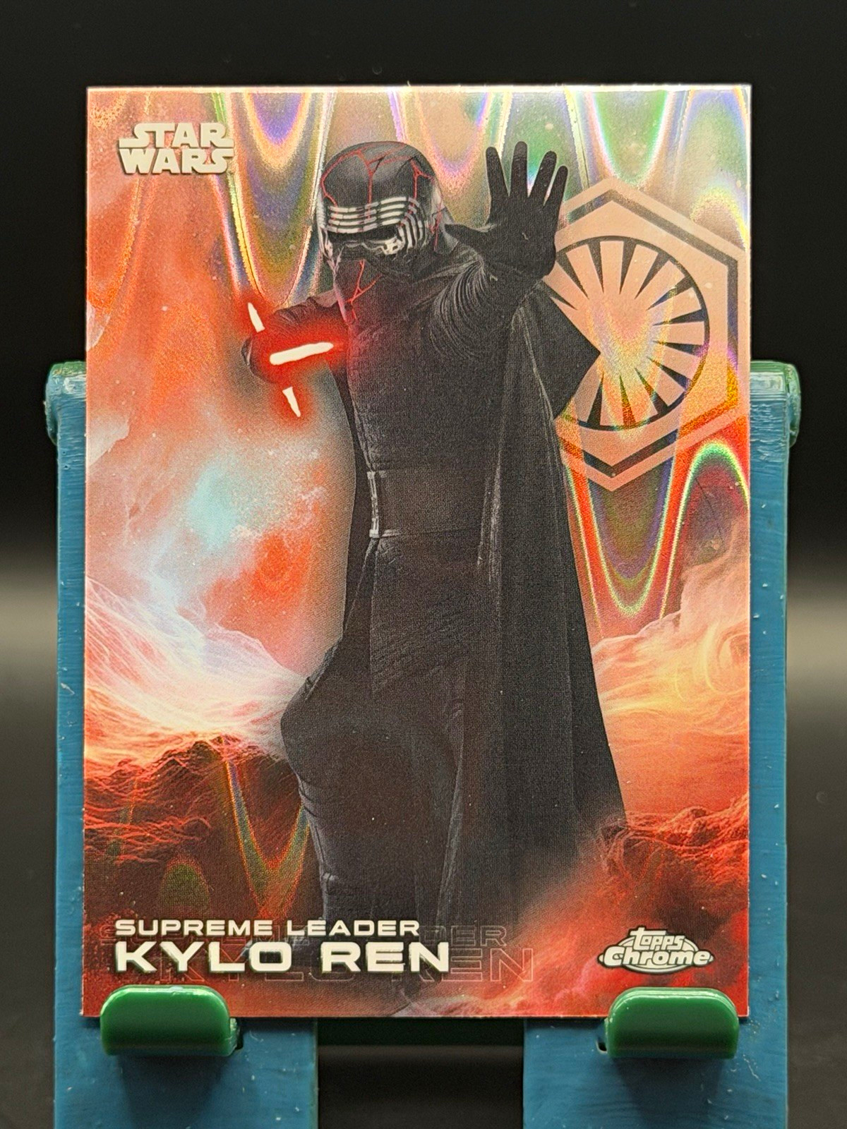 Topps 2019 Topps Chrome Star Wars Rise of Skywalker Kylo Ren Wave Refractor #173