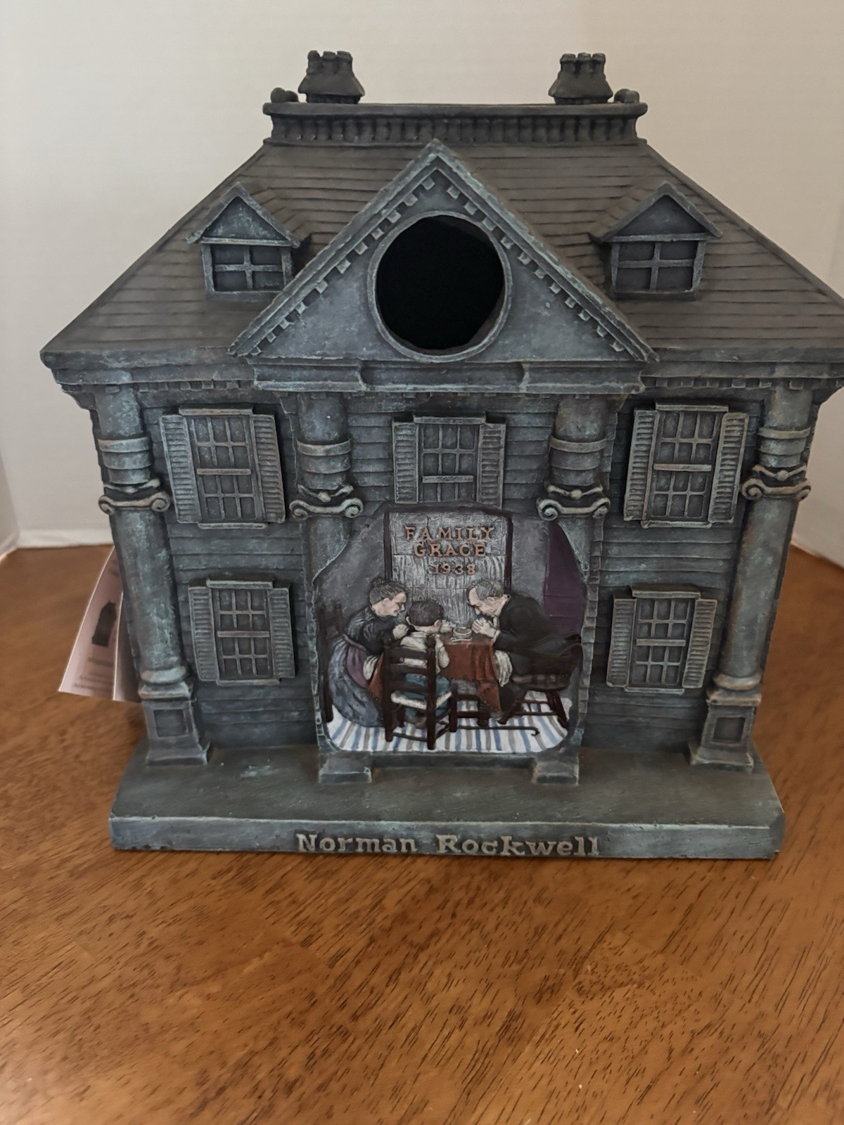 Norman Rockwell Family Grace Birdhouse 1938 Collectible House 2000 No. 0065/NWT