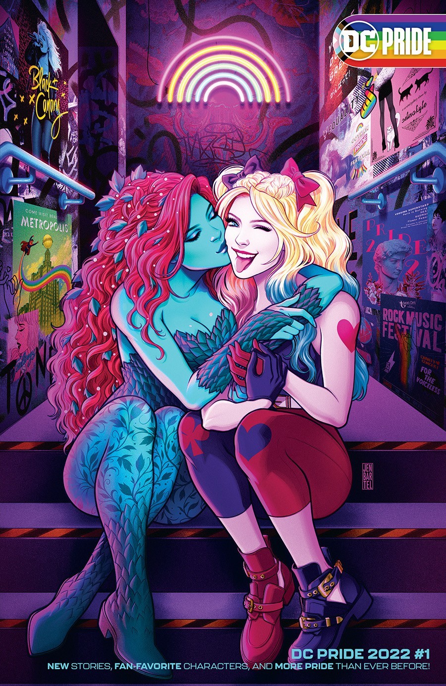 DC PRIDE 2022 #1 JEN BARTEL VARIANT LGBTQ+ DC First Print NM