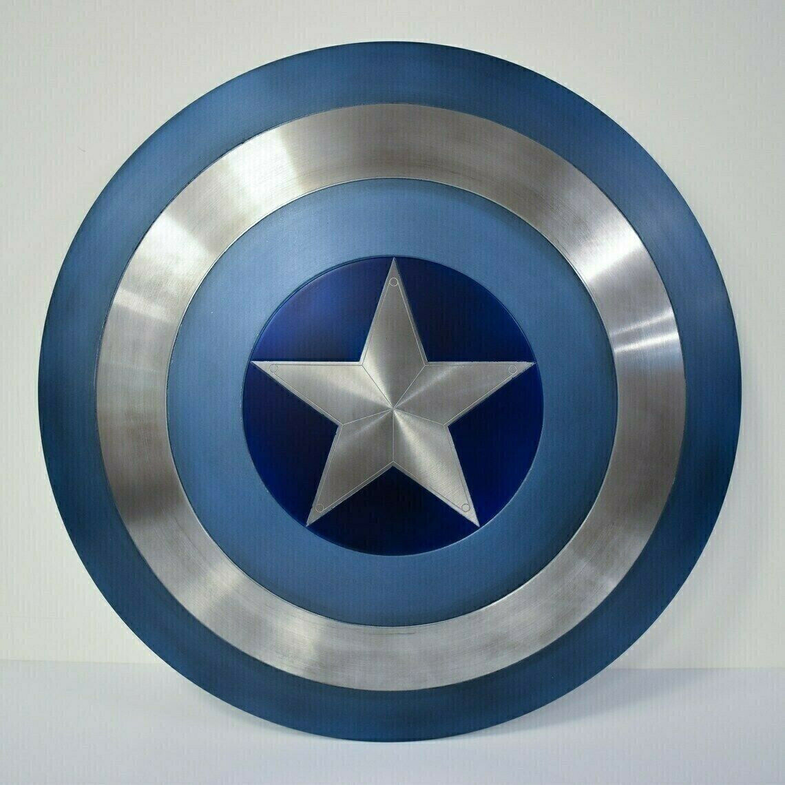 Handmade 22 Inch Captain America Shield Metal Replica Superhero Avengers