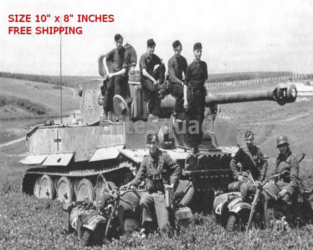 WW2 Photo 8x10 Picture Picture Heavy tank Tiger I of the Schwere Panzer Ab O0367