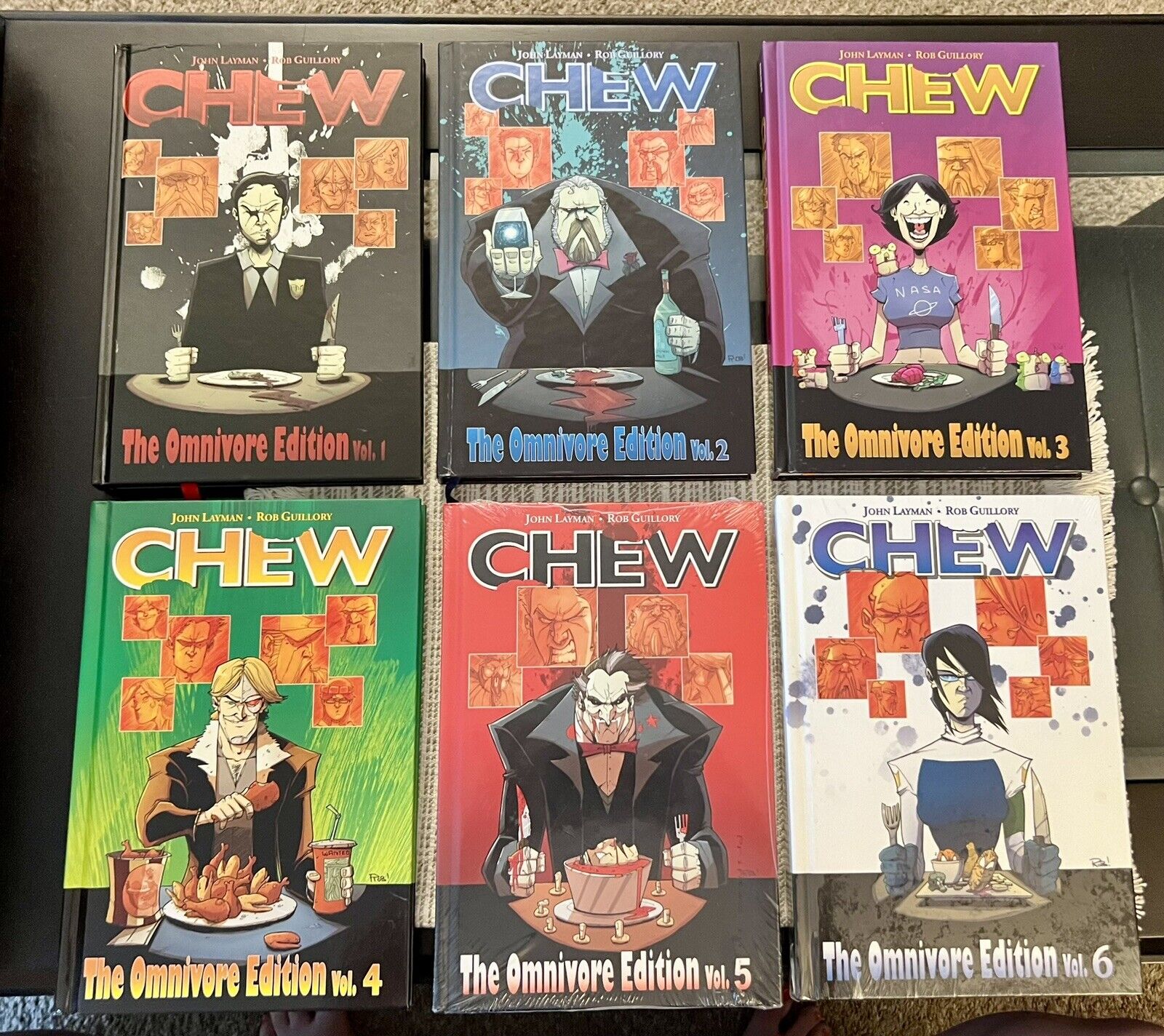 Chew Omnivore Edition Vol. 1-6. COMPLETE SERIES (Image 2010+ Hardcover)