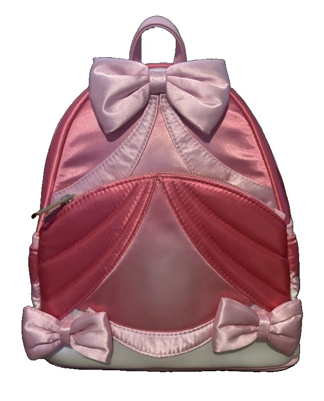 NWT Loungefly Disney Cinderella 75th Anniversary Bow Mini Satin Backpack