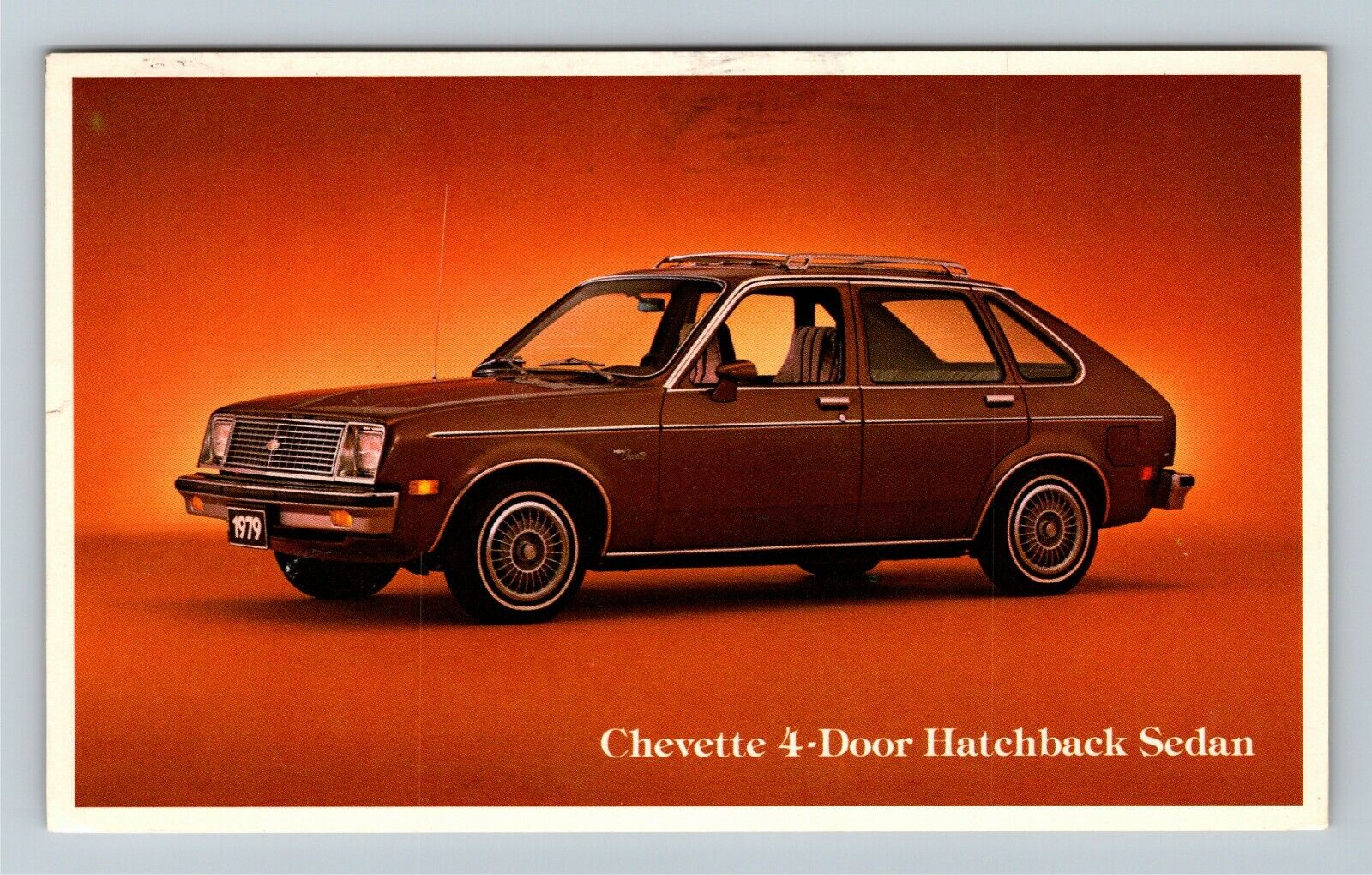 Chevrolet Chevette 4-Door Hatchback Sedan Automobile c1979 Vintage Postcard