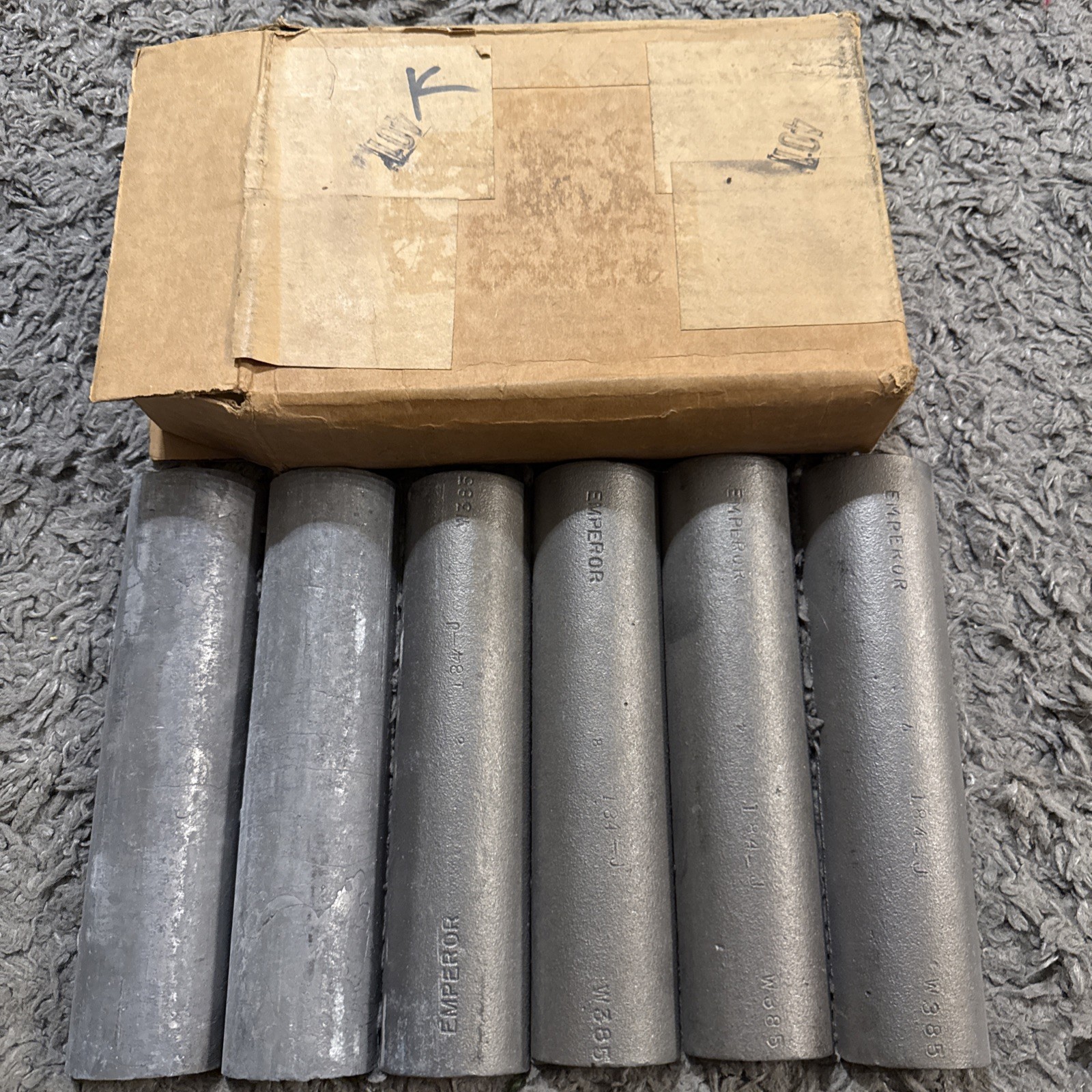 Emperor Grandfather Clock Weights Model 401 W385 NEW OPEN BOX 2” Diameter Emperor Grandfather Clock Weights Model 401 W385 NEW OPEN BOX 2” Diameter