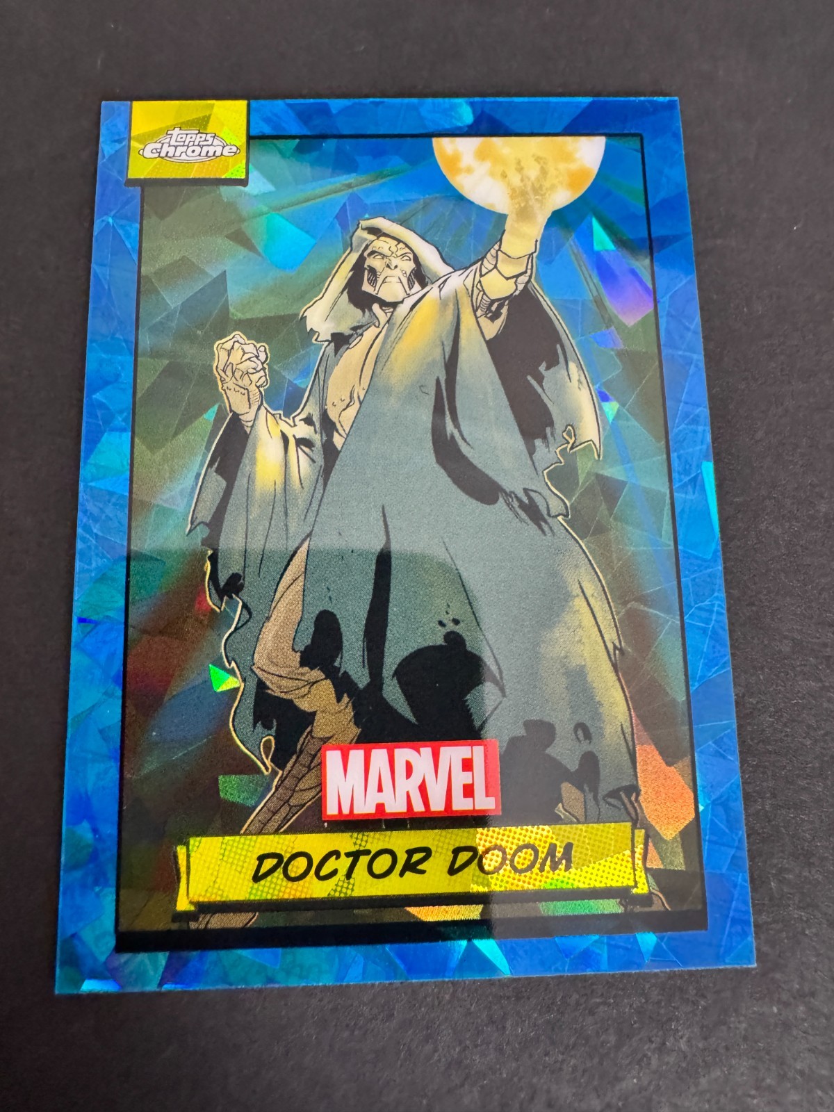 DOCTOR DOOM 2024 TOPPS CHROME MARVEL SAPPHIRE #61