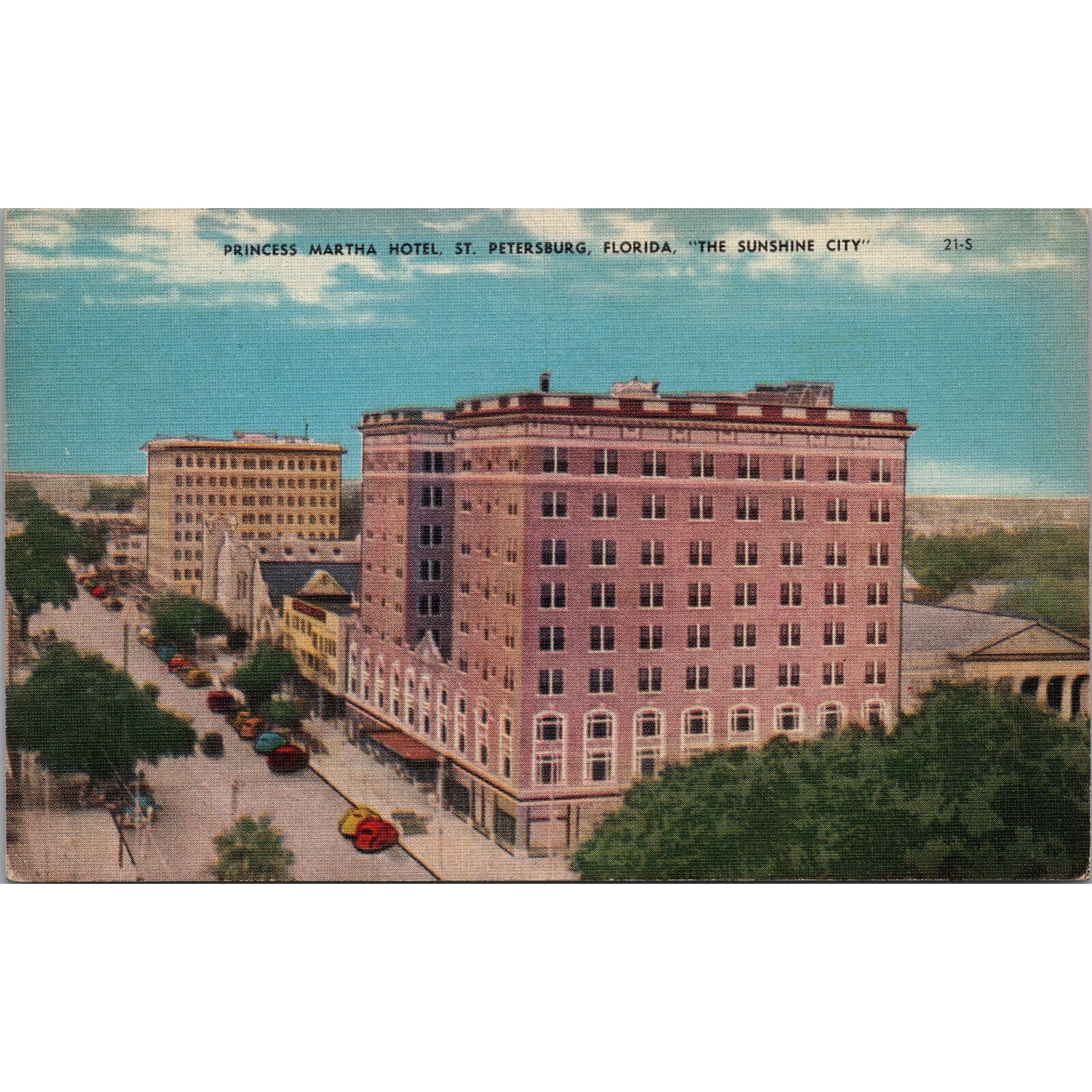 Princess Martha Hotel St. Petersburg FL Postcard PC439