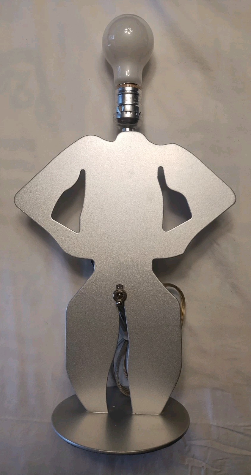 Lumisource Stainless Postmodern Memphis Modern Pop-Art Man Shaped Lamp Light