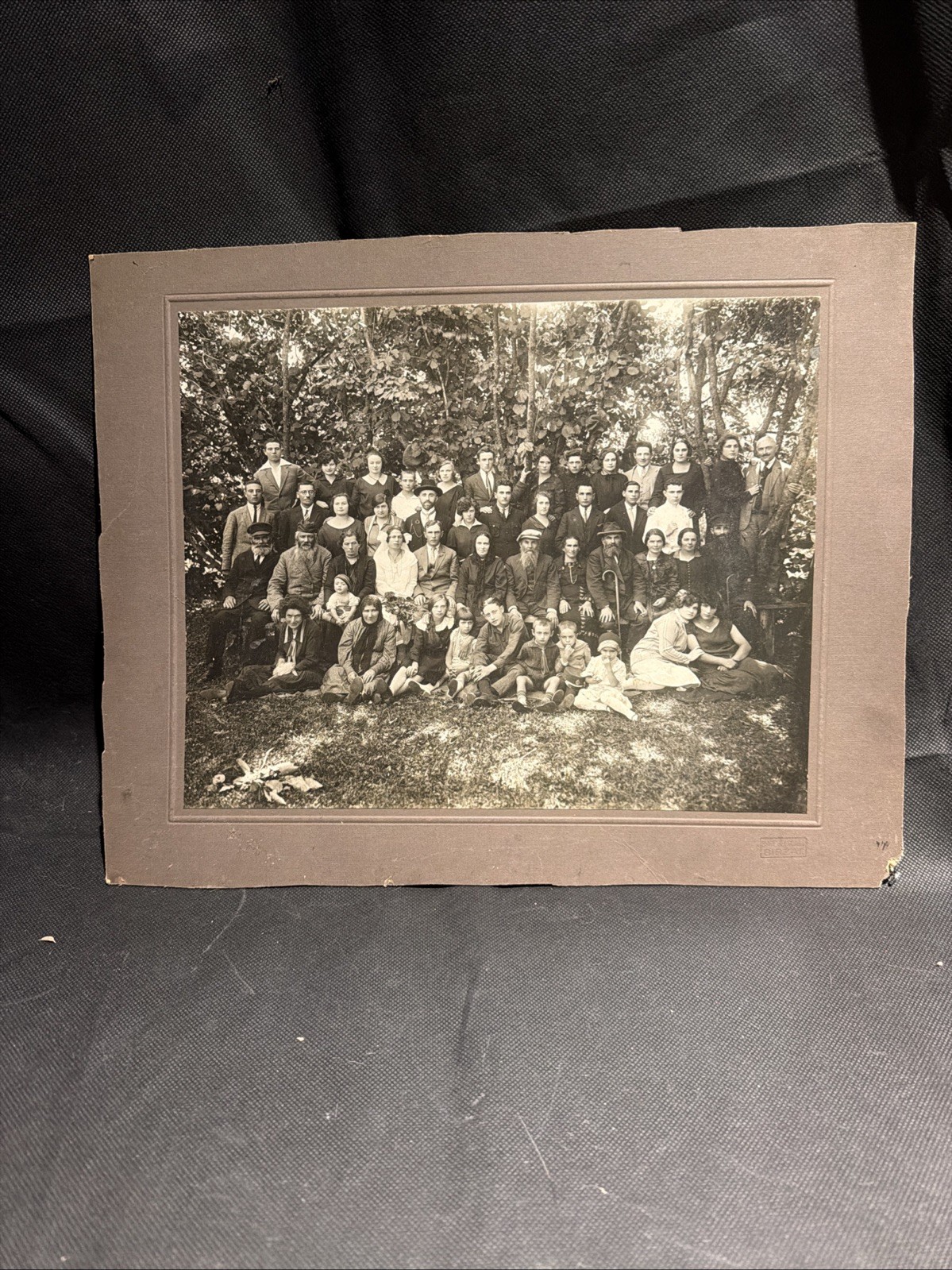 Antique Large Group Portrait  Photograph (c. 1900–1920)