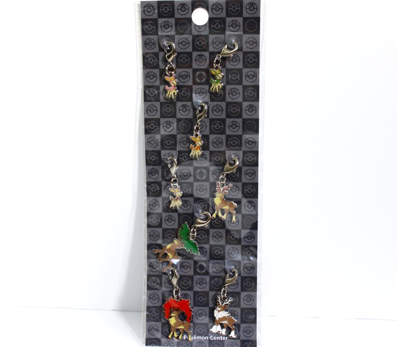 Pokemon Pokémon Center Tokyo Japan Deerling 8Pc Metal Charms Keychain #585 #586