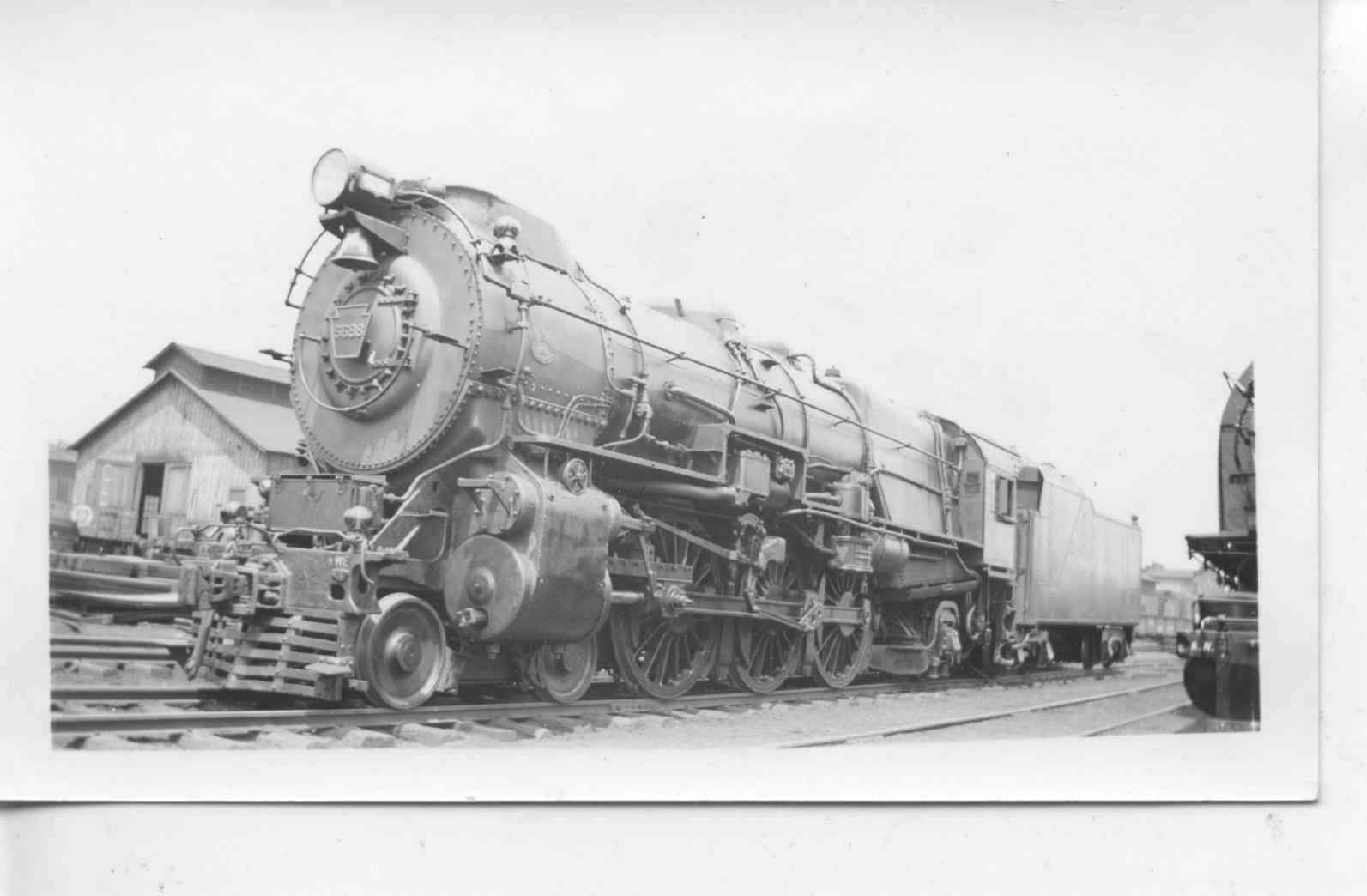 1A028 RP 1937 PENNSYLVANIA RAILROAD 4-6-2 LOCO #5698