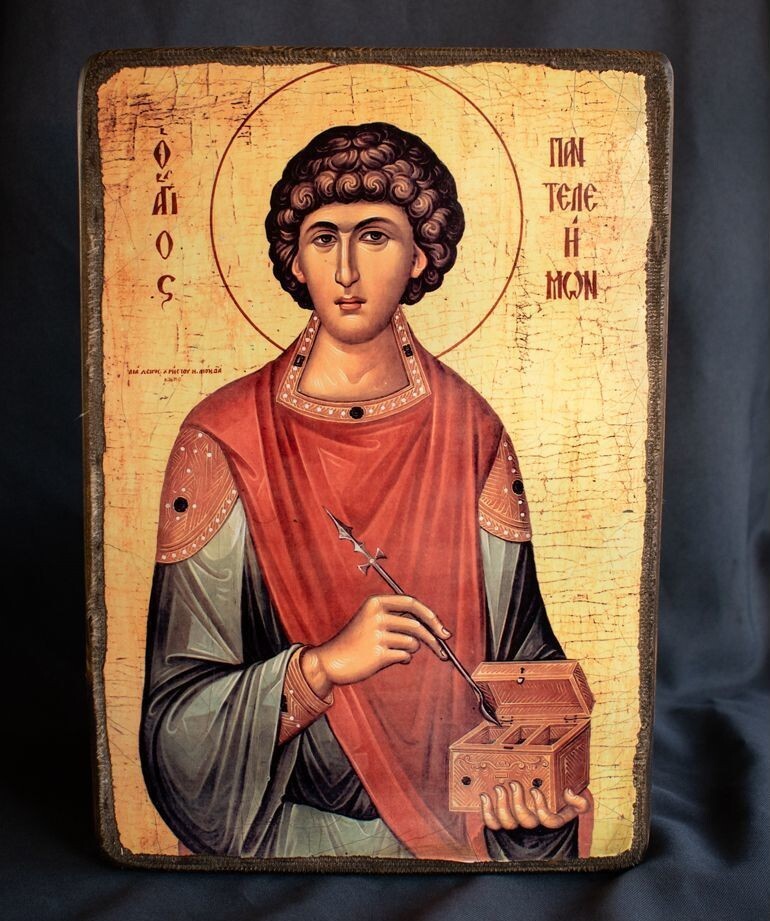 Handcrafted Wooden Icon \