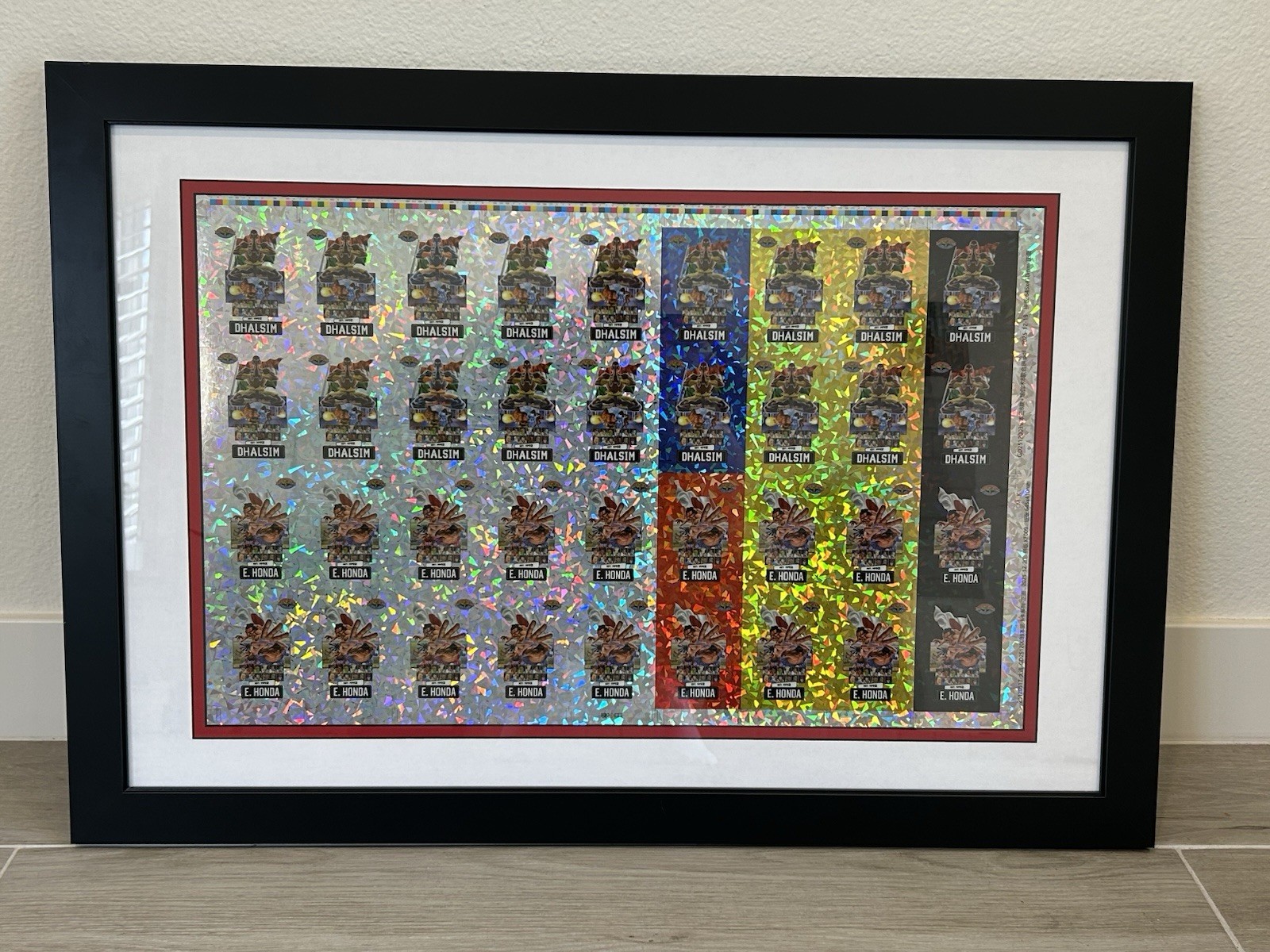 2026 SMC Street Fighter II Uncut Sheet - E Honda vs Dhalsim - Custom Pro Framed 2026 SMC Street Fighter II Uncut Sheet - E Honda vs Dhalsim - Custom Pro Framed