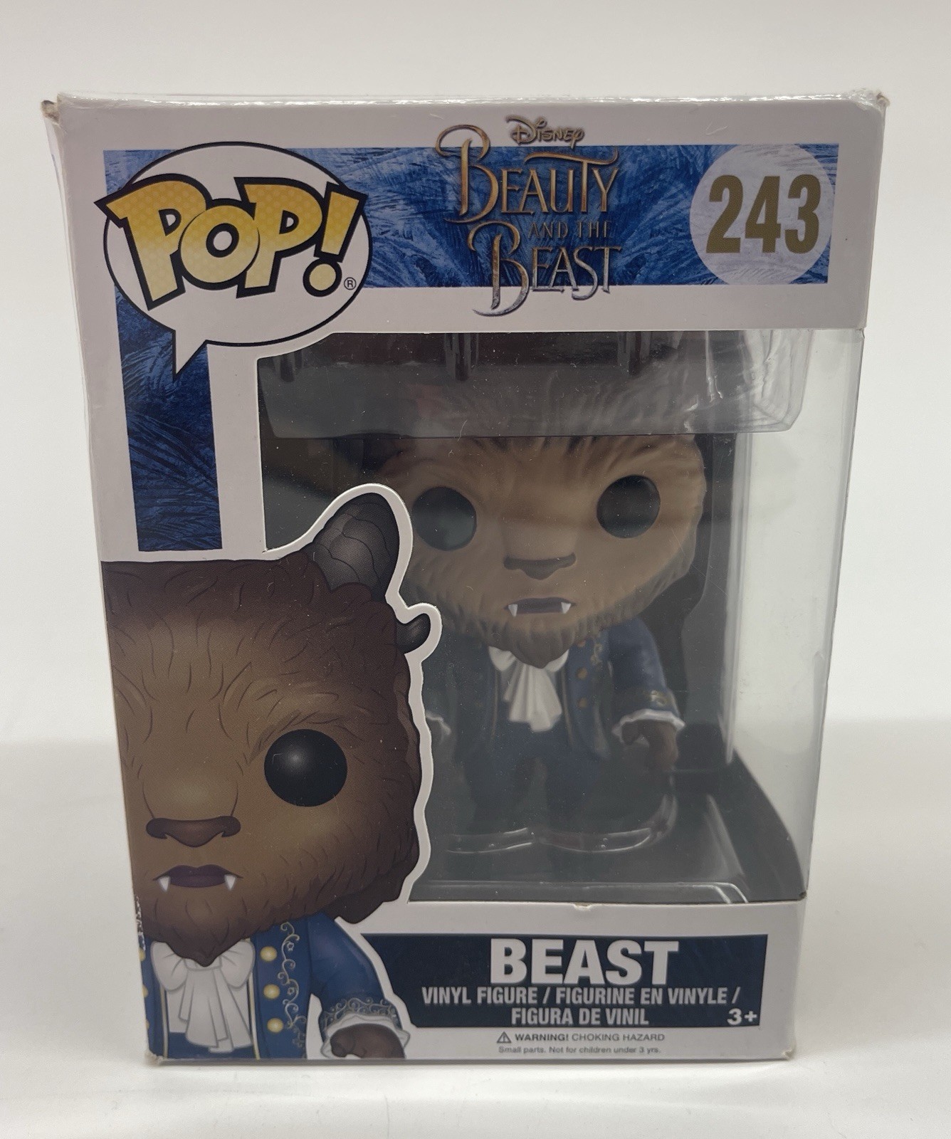 Funko Pop Disney Beauty and the Beast Beast #243 Vinyl Figure New in Box NIB