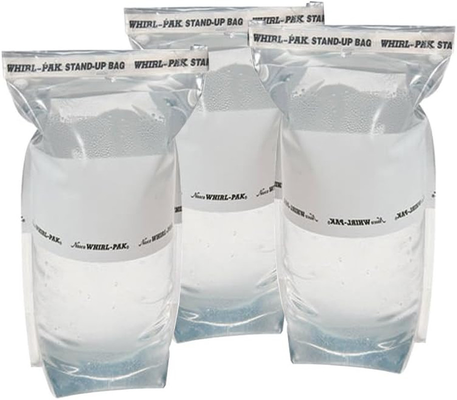 Survival Water Bags - Outdoors and Camping 1 Liter Stand Up Emergency Water Bag