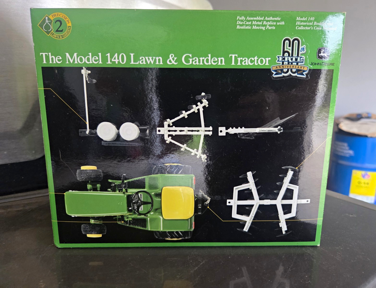 John Deere Model 140 Lawn & Garden Tractor Die-Cast Replica Agriculture Theme