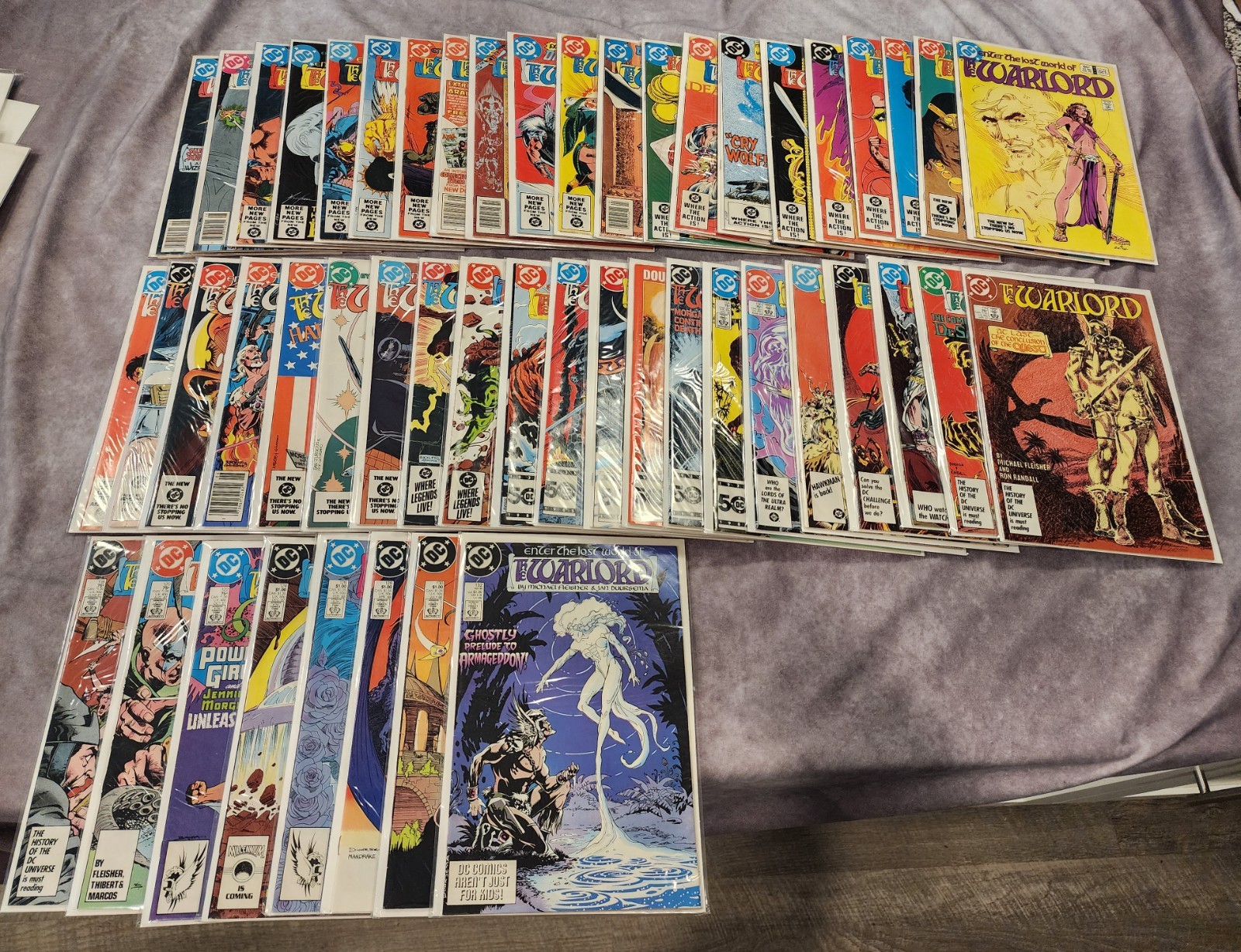 Lot of 99 Comic Books DC The Warlord Issues 34-132 DC Universe Great Condition