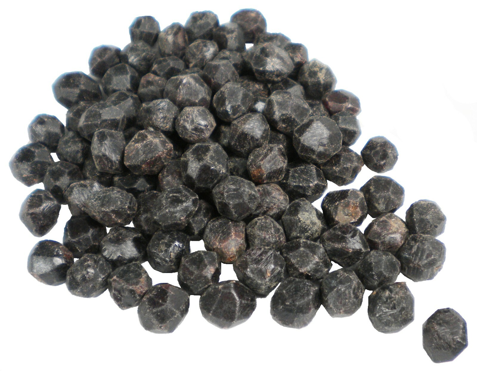 Garnet Rhomboids Medium Rough Bulk Lot - 8 oz / 1/2 lb - 1/4-1/2\