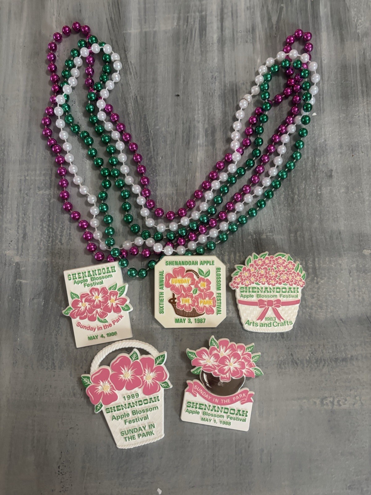 Vintage Shenandoah Apple Blossom Festival Pins