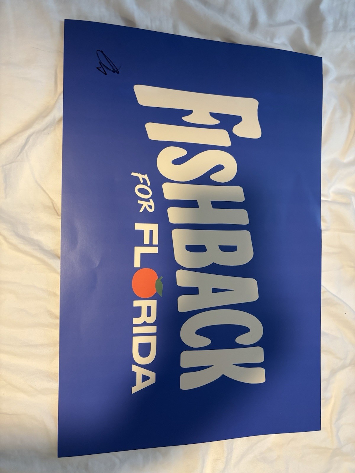 James Fishback Signed Poster- Florida 2026 Limited Edition