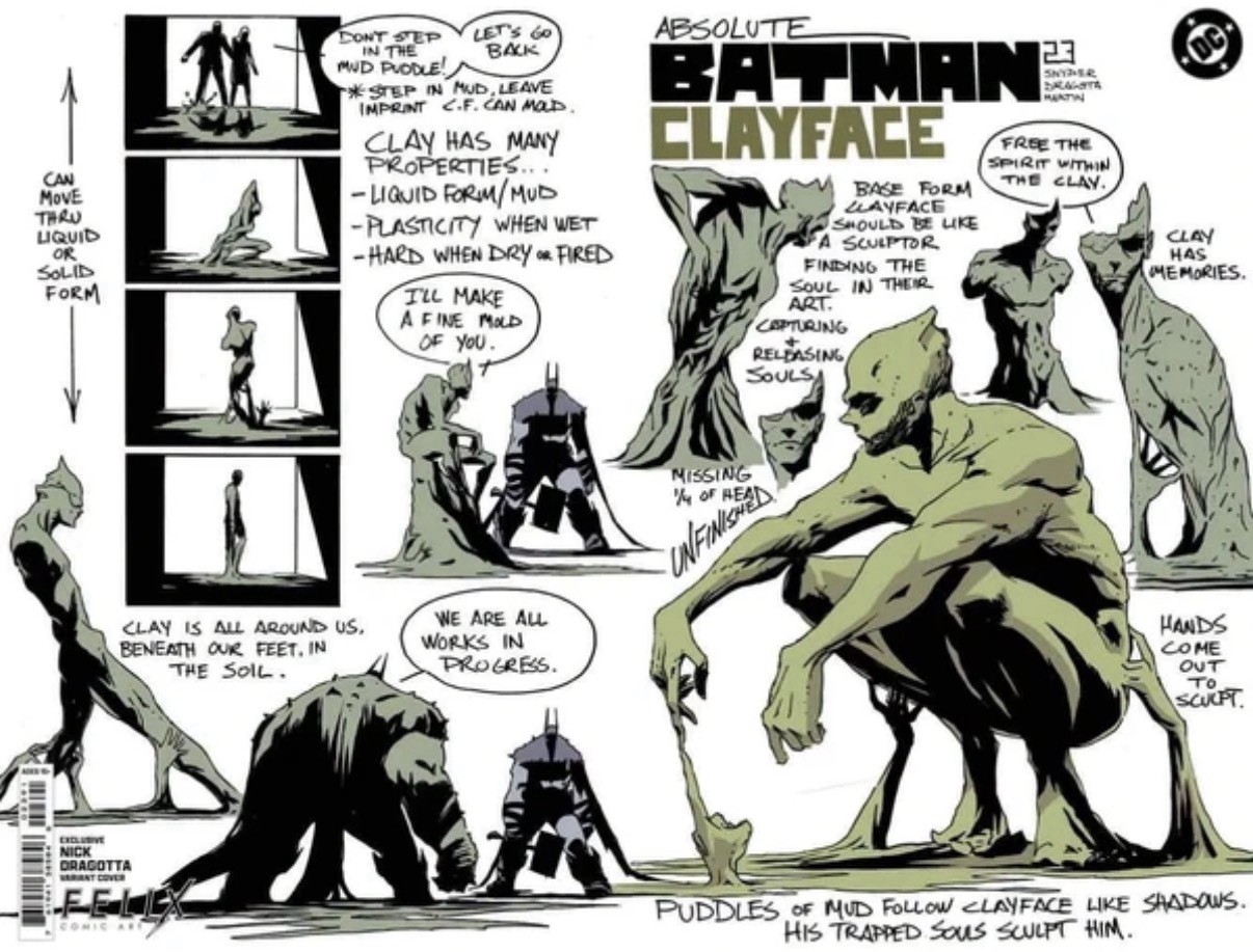 Absolute Batman #23 Felix Comic Art Nick Dragotta Design Cardstock Exclusive