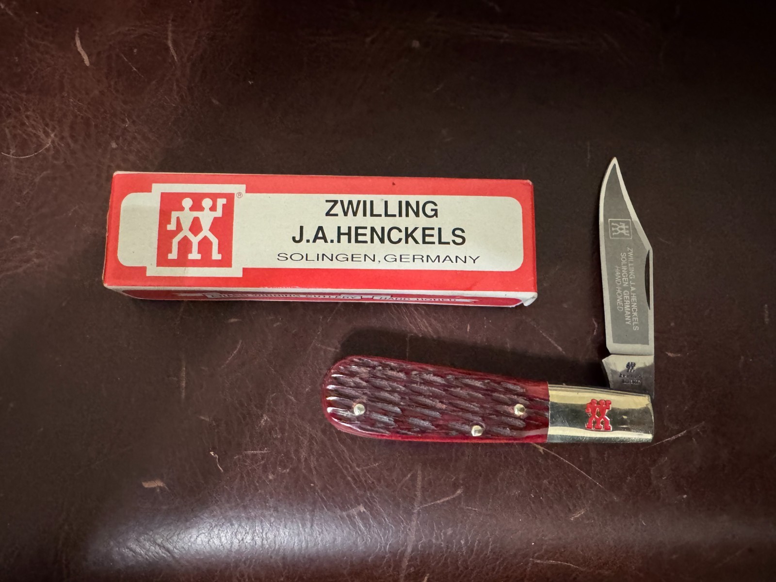 vintage Zwilling J.A. Henckels Barlow Pocket Knife (Model #14 B / HK-14-B), manu vintage Zwilling J.A. Henckels Barlow Pocket Knife (Model #14 B / HK-14-B), manu