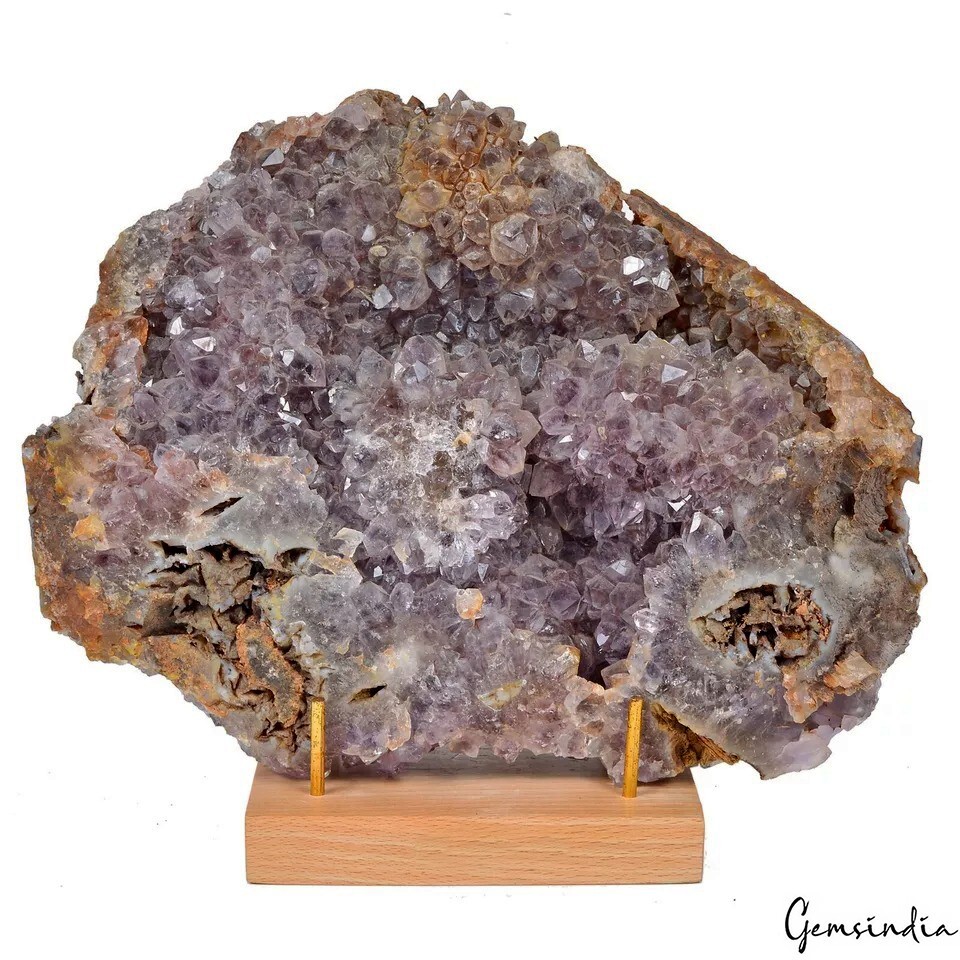 4.9kg Natural Untreated Amethyst Geode Raw Crystal Uncut Rock Healing Gemstone