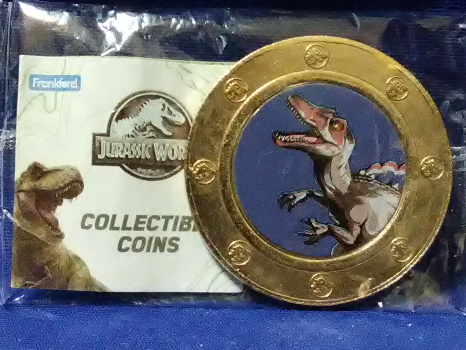 Frankford Jurassic World surprise Coins- Spinosaurus