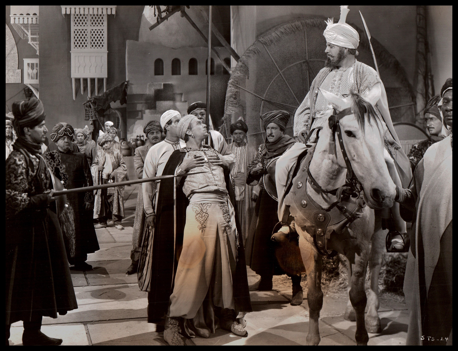 Douglas Fairbanks Jr. + George Tobias in Sinbad, the Sailor (1947) ⭐ Photo K 44