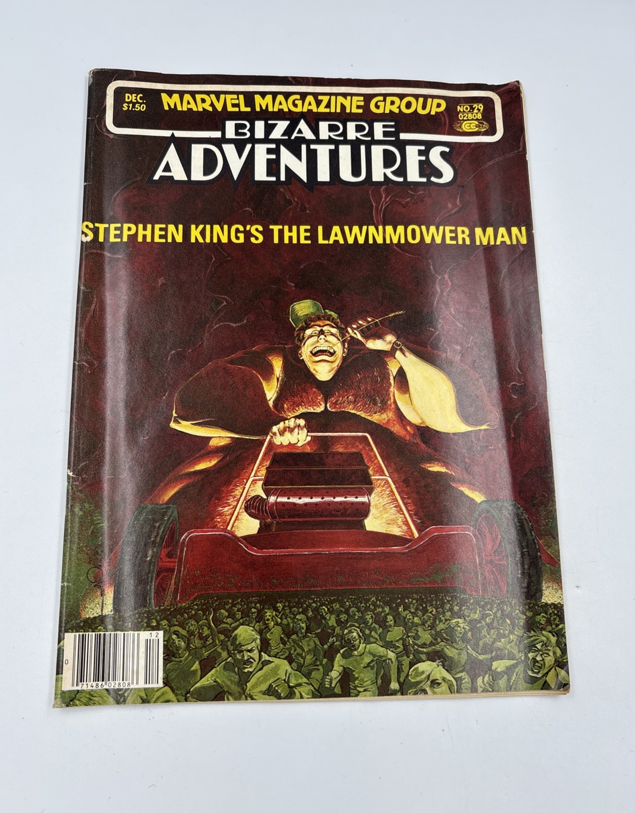 Bizarre Adventures #29 Marvel Magazine 1981 Stephen King's the Lawnmower Man