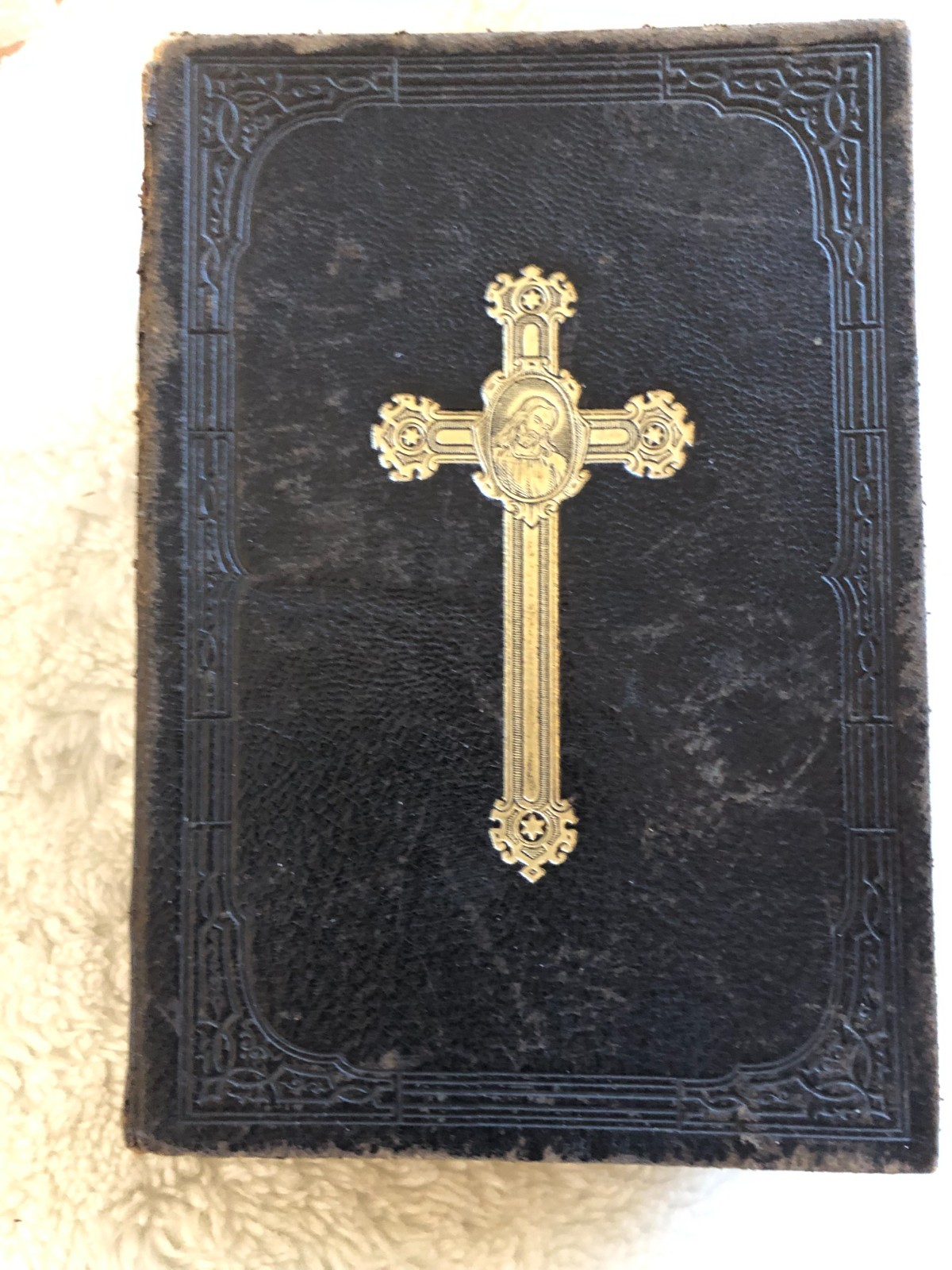 1869 Swedish Family Bible in Hardback ~ Gold tone edged 1869 Swedish Family Bible in Hardback ~ Gold tone edged