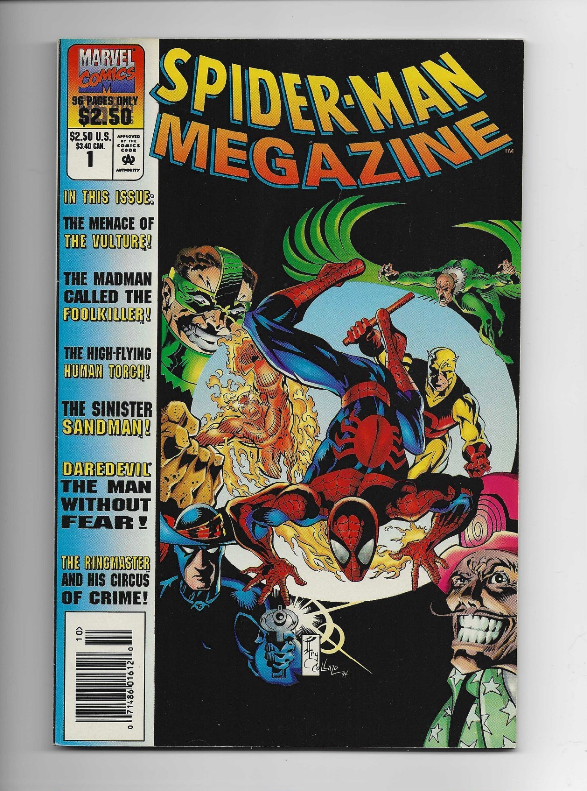 Spider-Man Megazine #1 ERRORED W/Megazine #2