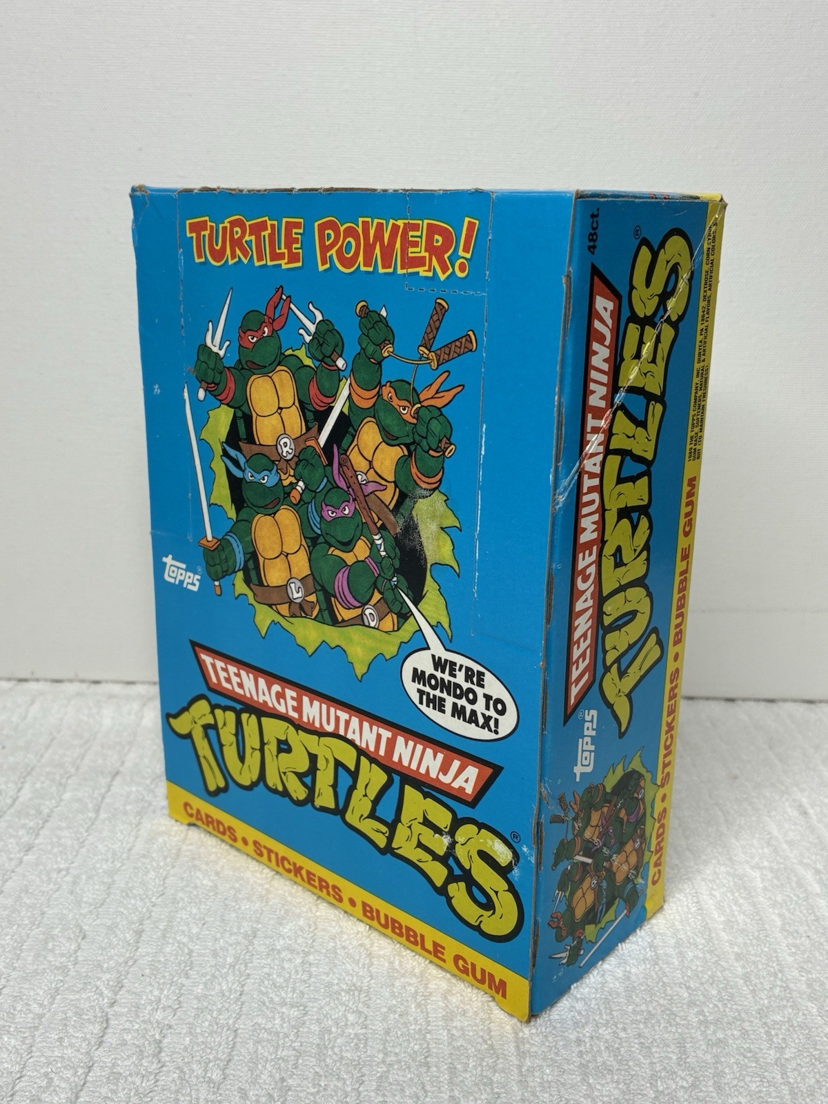 1989 Topps CASE PULL Teenage Mutant Ninja Turtles TMNT Series 1 Box 48 Wax Packs