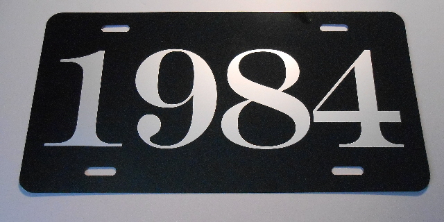 1984 Year Metal License Plate Fits Camaro Z/28 Mustang Dodge Corvette B4C T-Bird