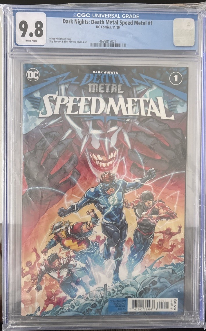Dark Nights: Death Metal Speed Metal #1 CGC 9.8 (2002) - Batman Who Laughs