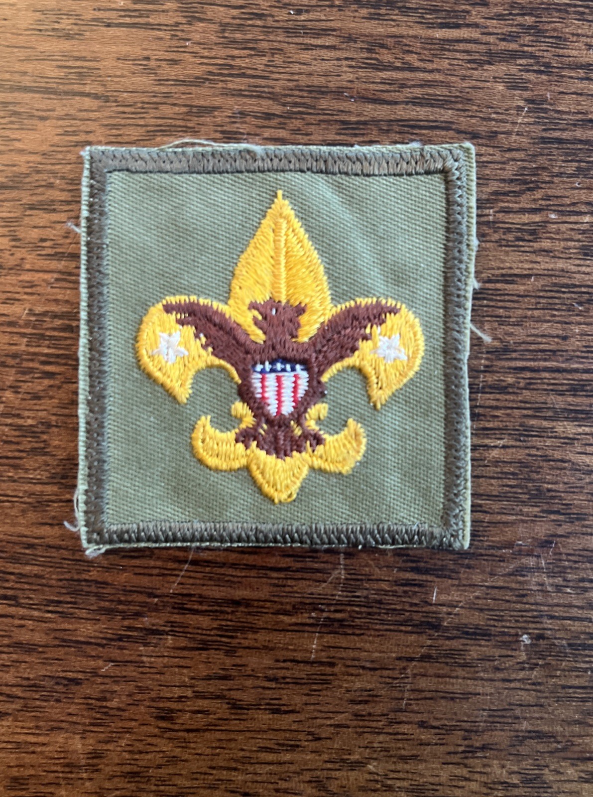 1960s-70s Scout Rank Insignia Tenderfoot Patch Badge Boy Scouts BSA Scouting