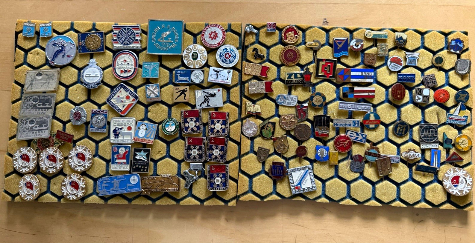 Vintage USSR Soviet Russian Enamel Pin Badge Collection Approx 100 Sports CCCP