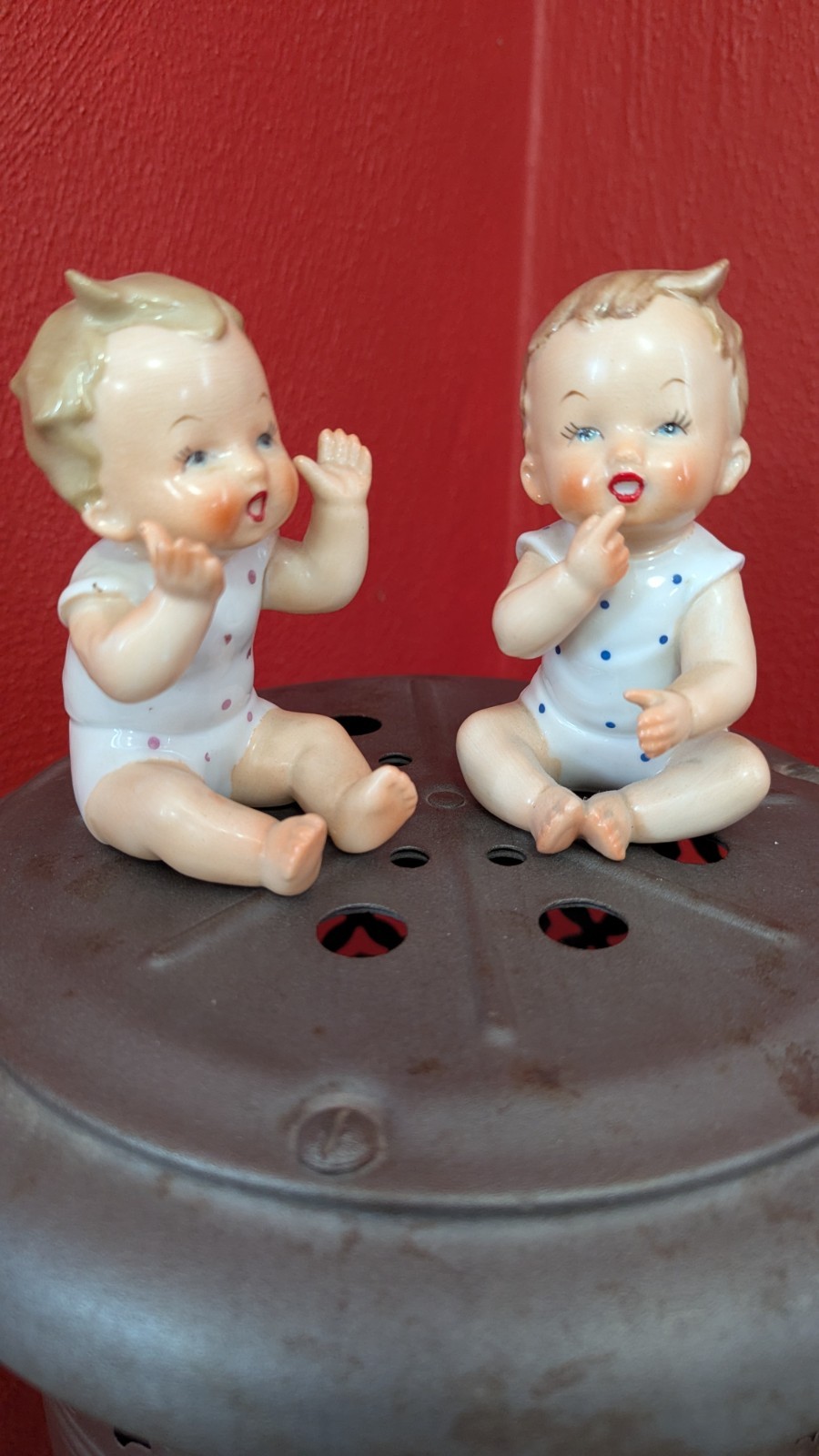 Baby Figurines Porcelain 4.25\