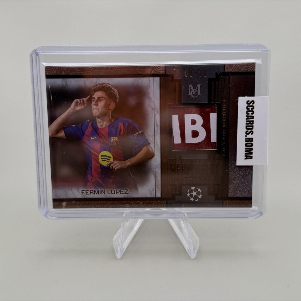 Topps Museum UEFA Club 25/26 Fermín López Meaningful Material Relic MM-FL 08/10