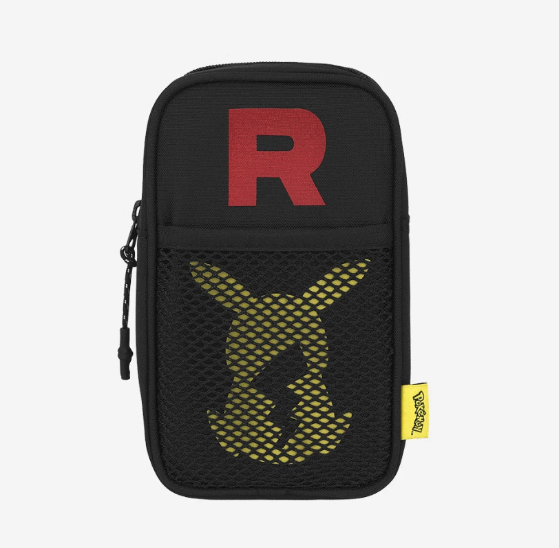 IAB Studio x Pokemon Team Rocket Pouch Black Red - Offline Store Exclusive