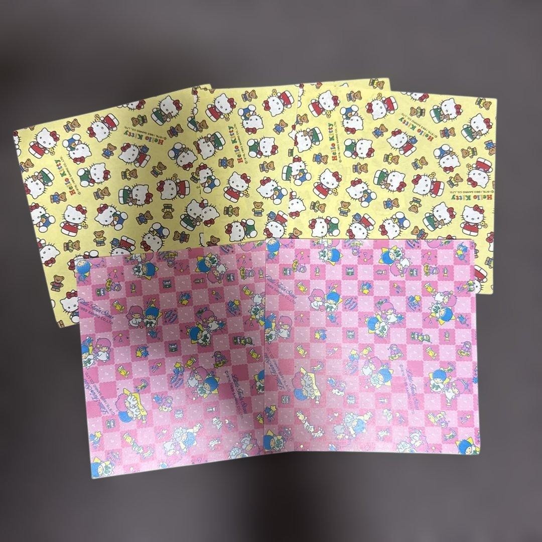 Rare Limited edition origami Kitty KikiLala 5-piece set 1989 1993 retro