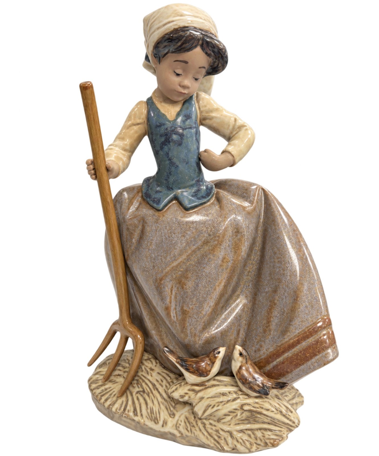 Lladro Figurine, Sharing The Harvest (2179) 9.8\