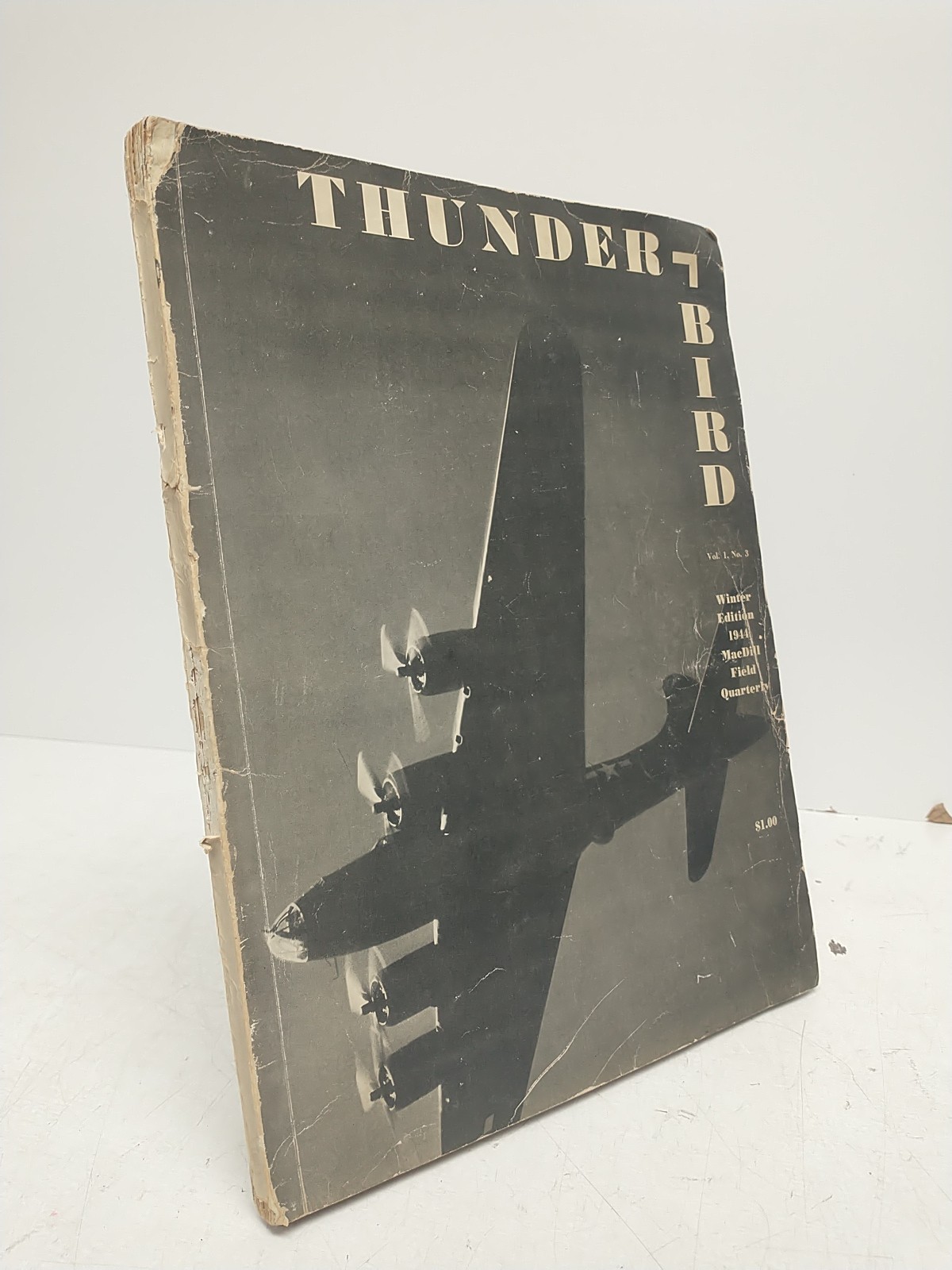 THUNDERBIRD Magazine MacDill Field AFB Winter 1944 Pinup Cartoons B17 WAAC
