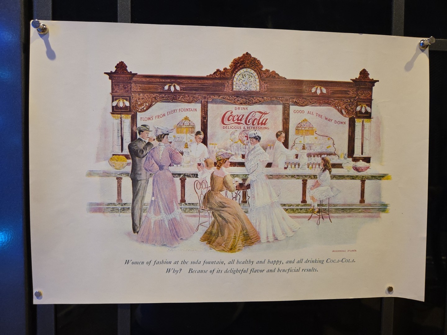 1905 Coca Cola Super Full Color AD 11x16