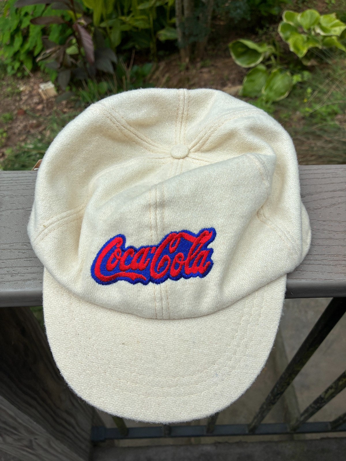 Vintage 1984 Coca Cola Wool Hat One Size Elastic Headband